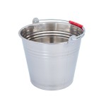 Stainless steel bucket, diameter 22 cm, capacity 4.5 l